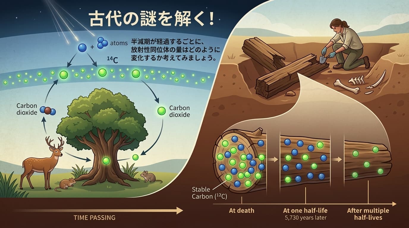 古代の謎を解く！放射性炭素年代測定