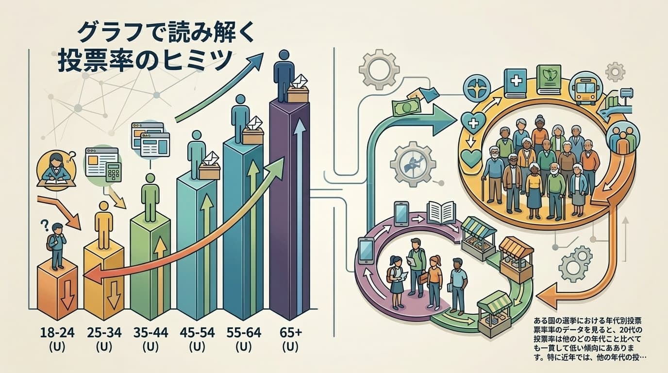 グラフで読み解く
投票率のヒミツ
