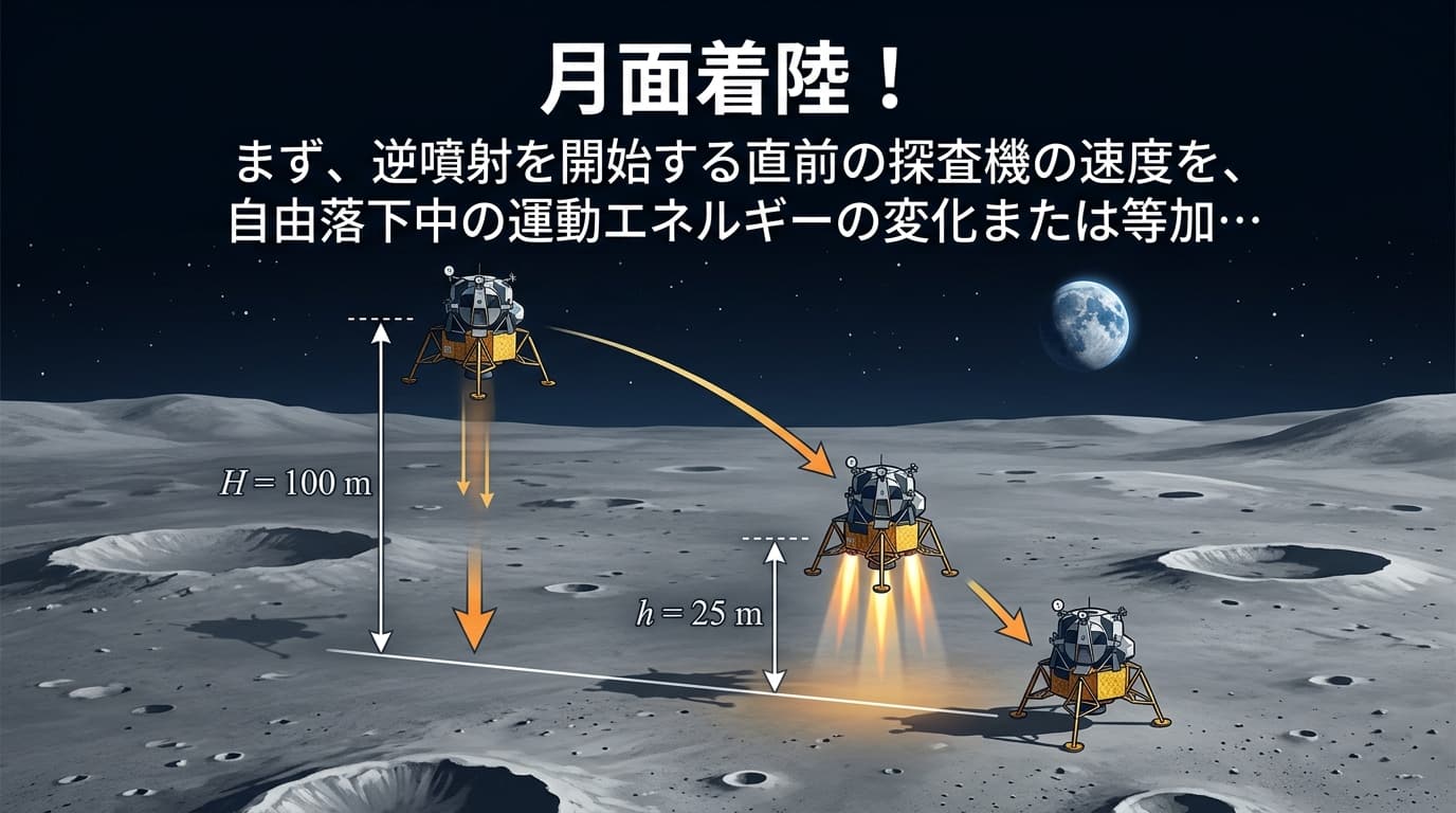 月面着陸！安全な減速の秘密