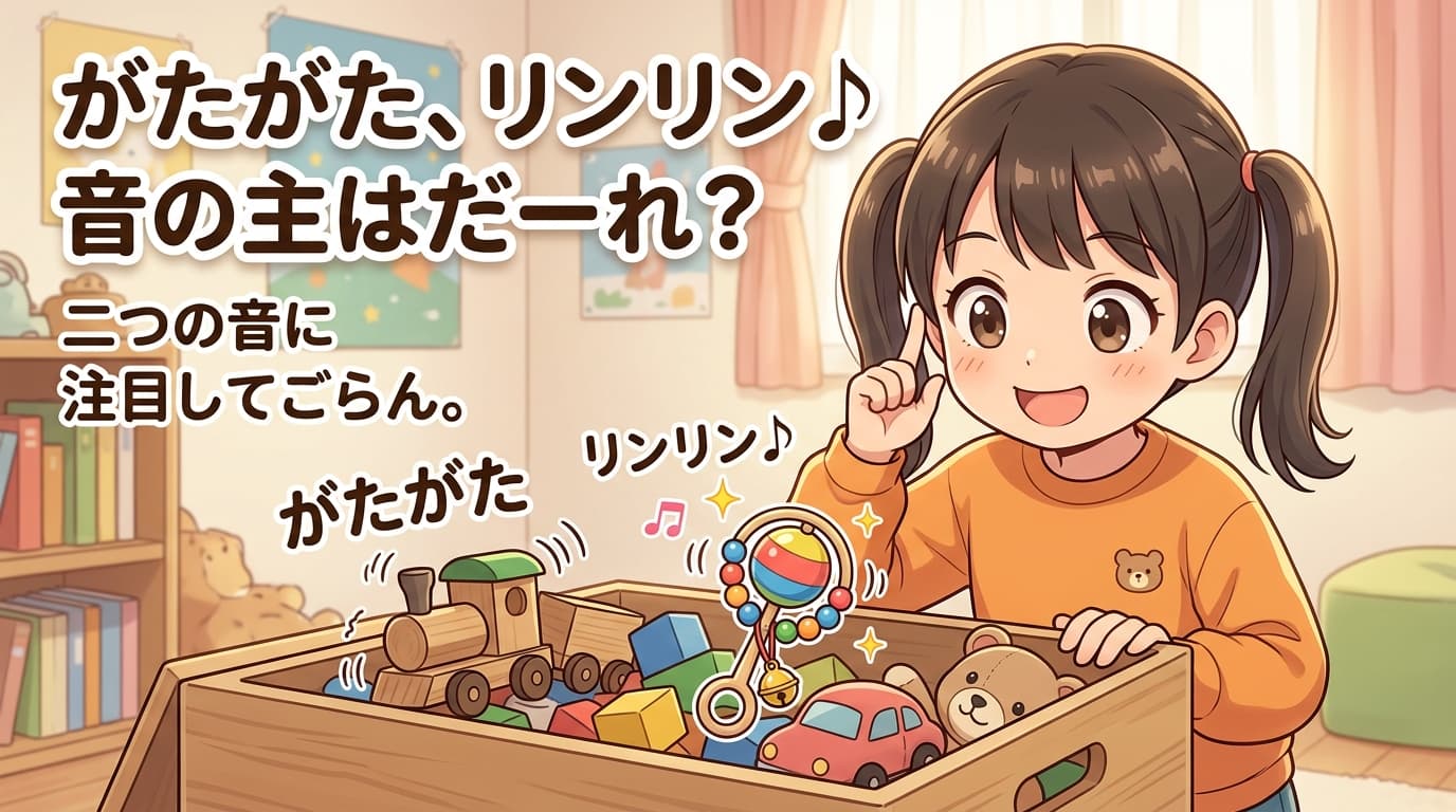 がたがた、リンリン♪ 音の主はだーれ？