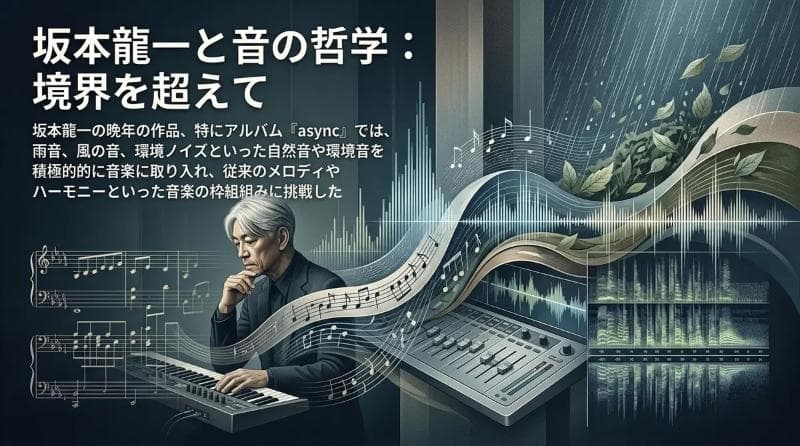 坂本龍一と音の哲学：
境界を超えて