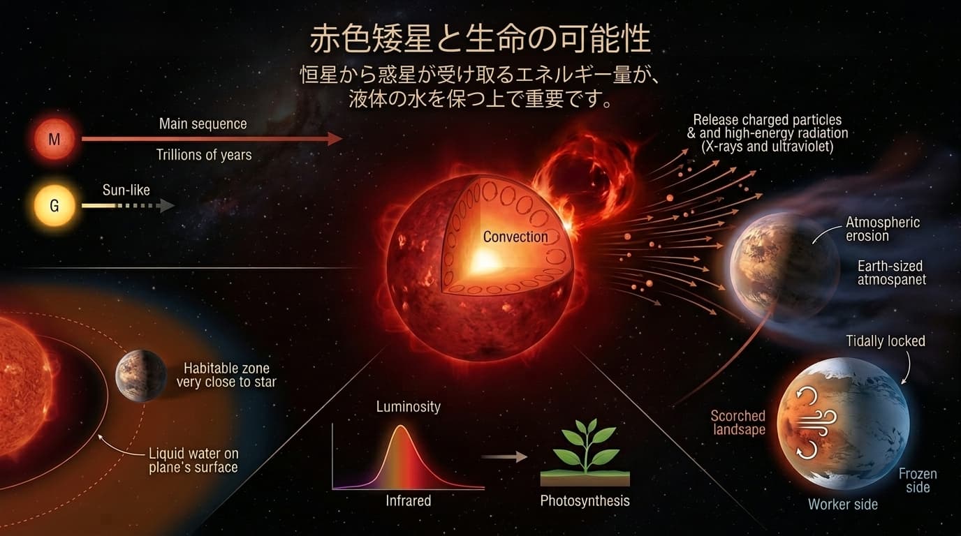赤色矮星と生命の可能性