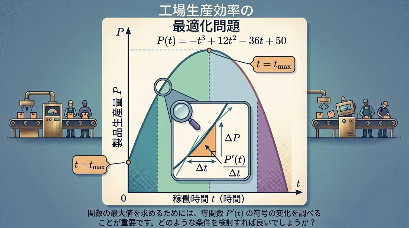 工場生産効率の
最適化問題