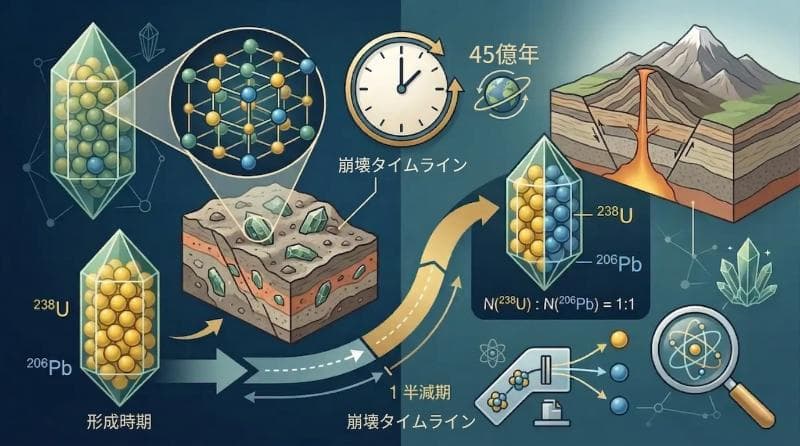 地層のタイムカプセル：
ウラン年代測定の科学